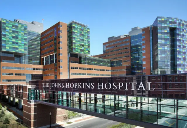 Johns Hopkins Hospital near Sonesta Inner Harbor Baltimore