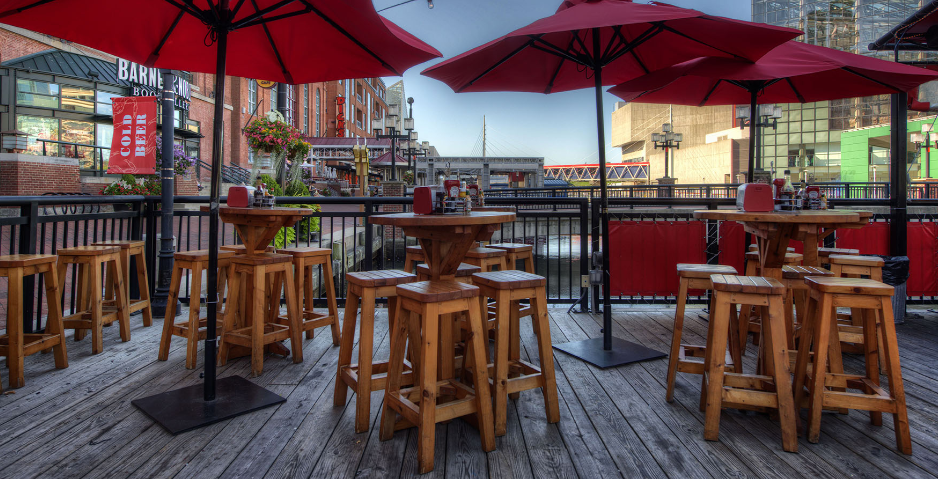 Phillips Seafood patio at the Inner Harbor
