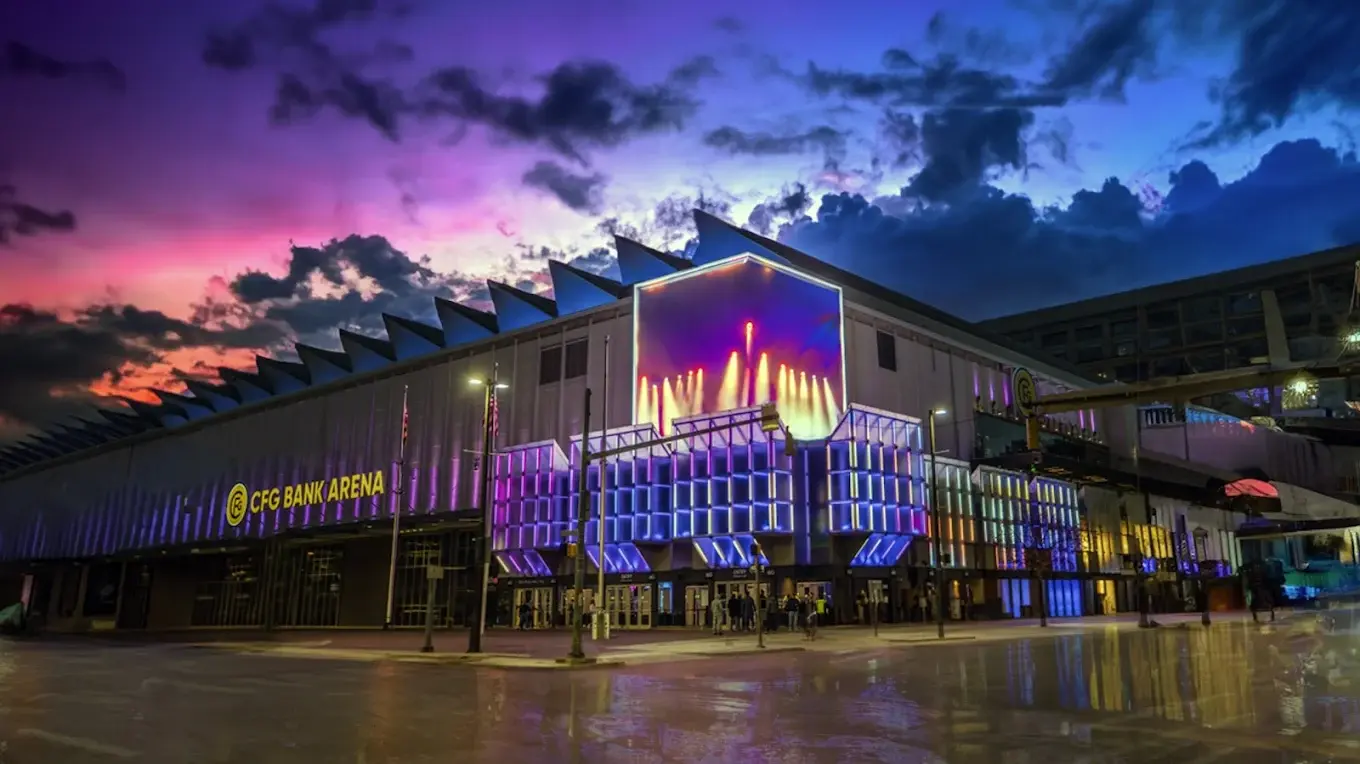 CFG Bank Arena near Sonesta Inner Harbor Baltimore