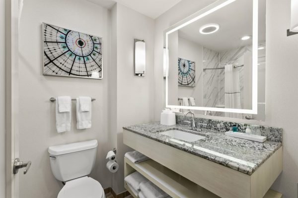 clean and modern bathrooms