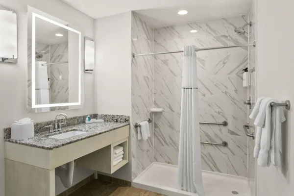 King Suite bathroom shower