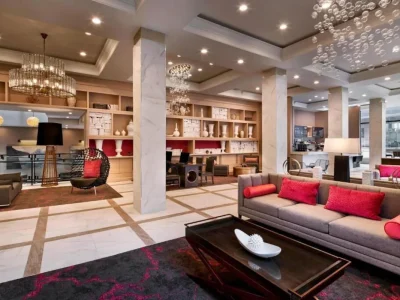 Sonesta Hotel Baltimore Inner Harbor modern lobby